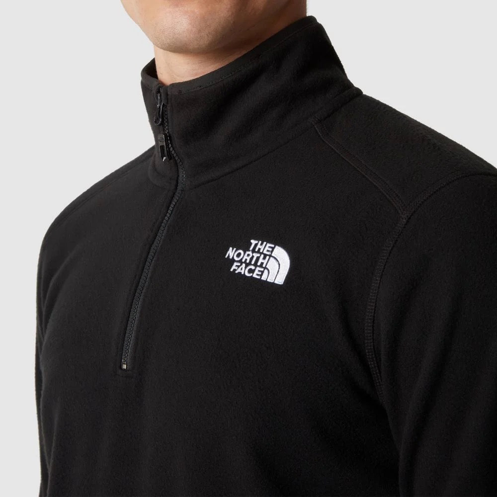 M100 Glacier 1/4 Zip Fleece in Black