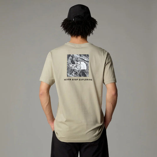 Redbox Graphic Infill SS Tee in Clay Grey