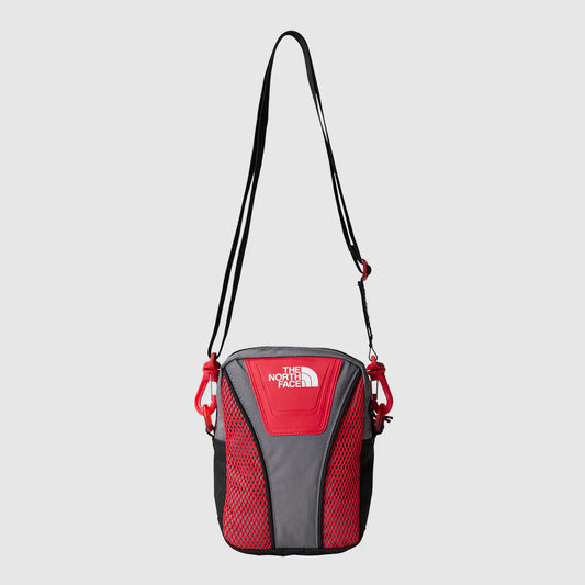 Y2K Shoulder Bag in Smoked Pearl / TNF Red