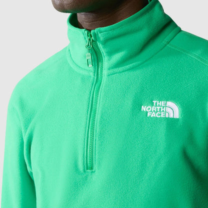 M100 Glacier 1/4 Zip Fleece in Optic Emerald