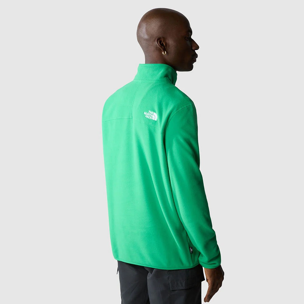 M100 Glacier 1/4 Zip Fleece in Optic Emerald