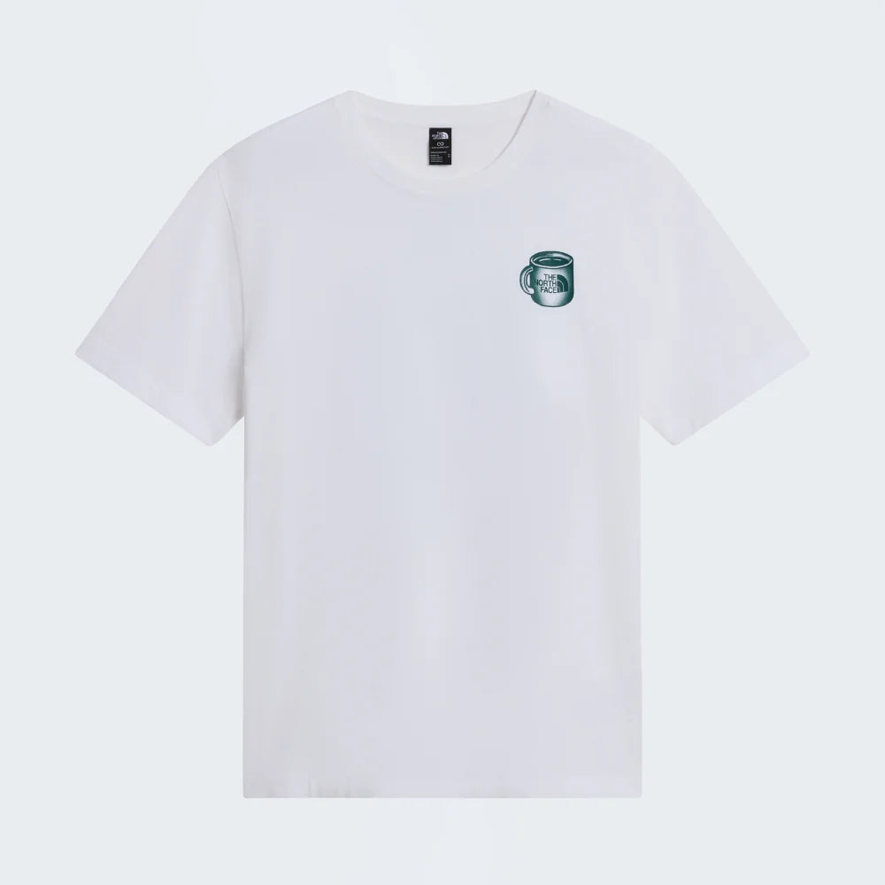 Basecamp Barista Relaxed SS Tee in TNF White