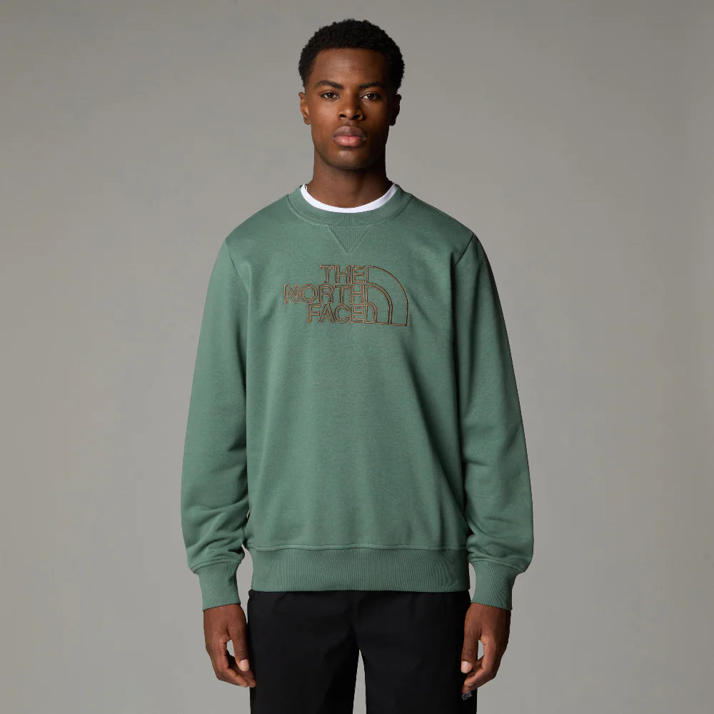 Drew Peak Light Crew in Duck Green Latte