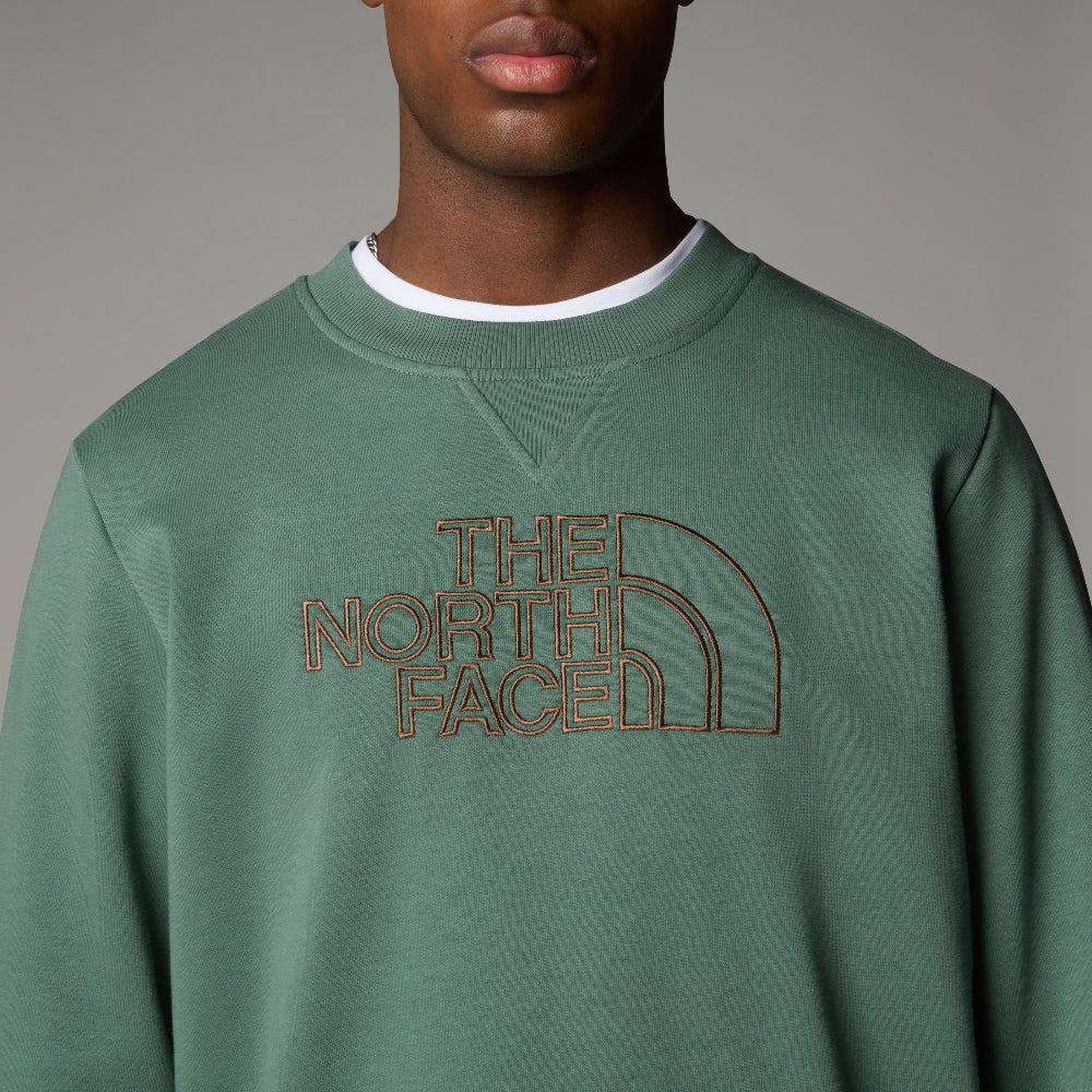 Drew Peak Light Crew in Duck Green Latte