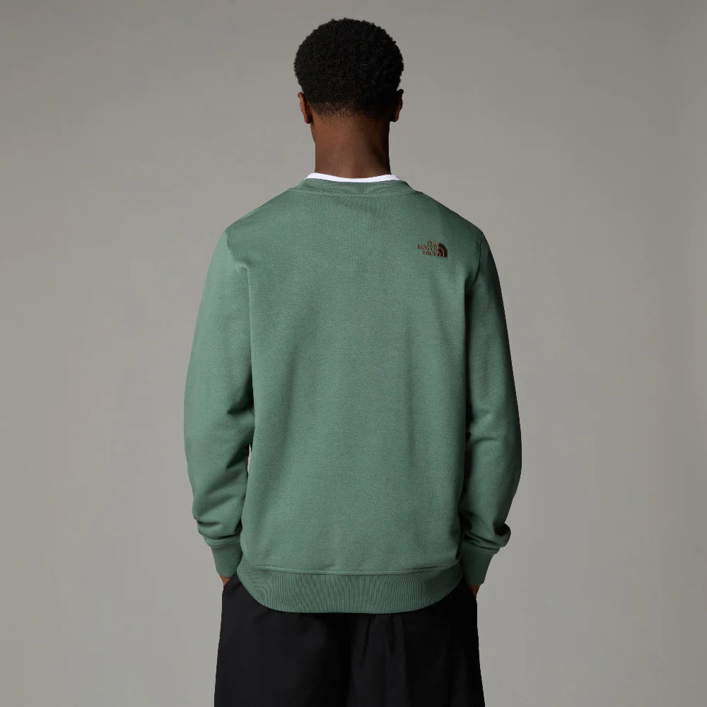 Drew Peak Light Crew in Duck Green Latte