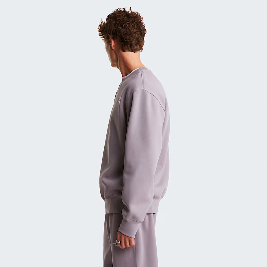 Essential Relaxed Crew Sweatshirt in Transcendent Grey