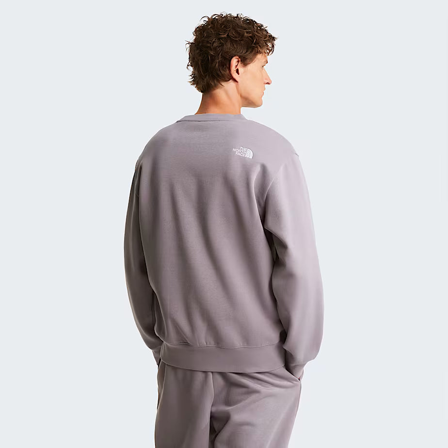 Essential Relaxed Crew Sweatshirt in Transcendent Grey
