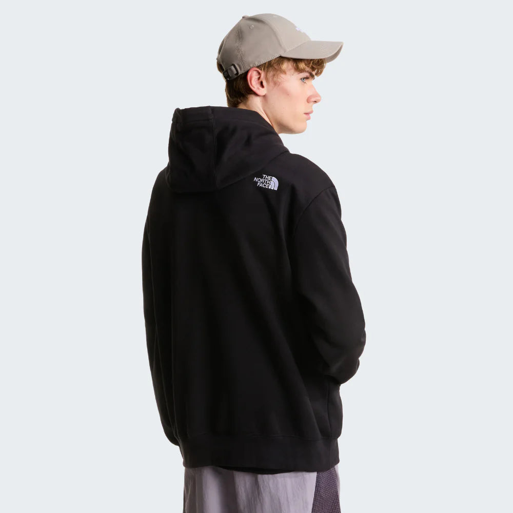 Essential Relaxed Hoodie in TNF Black