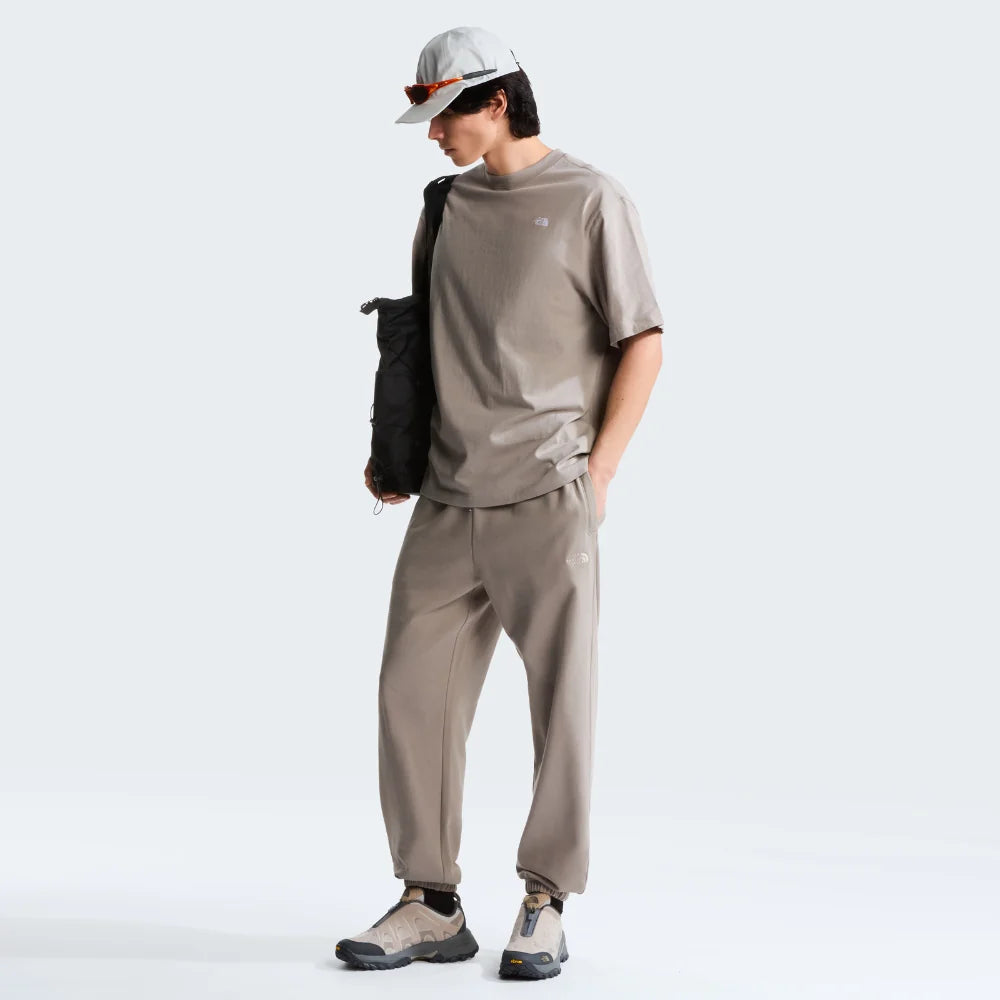 Essential Simple Dome OS SS Tee in Stone Slab