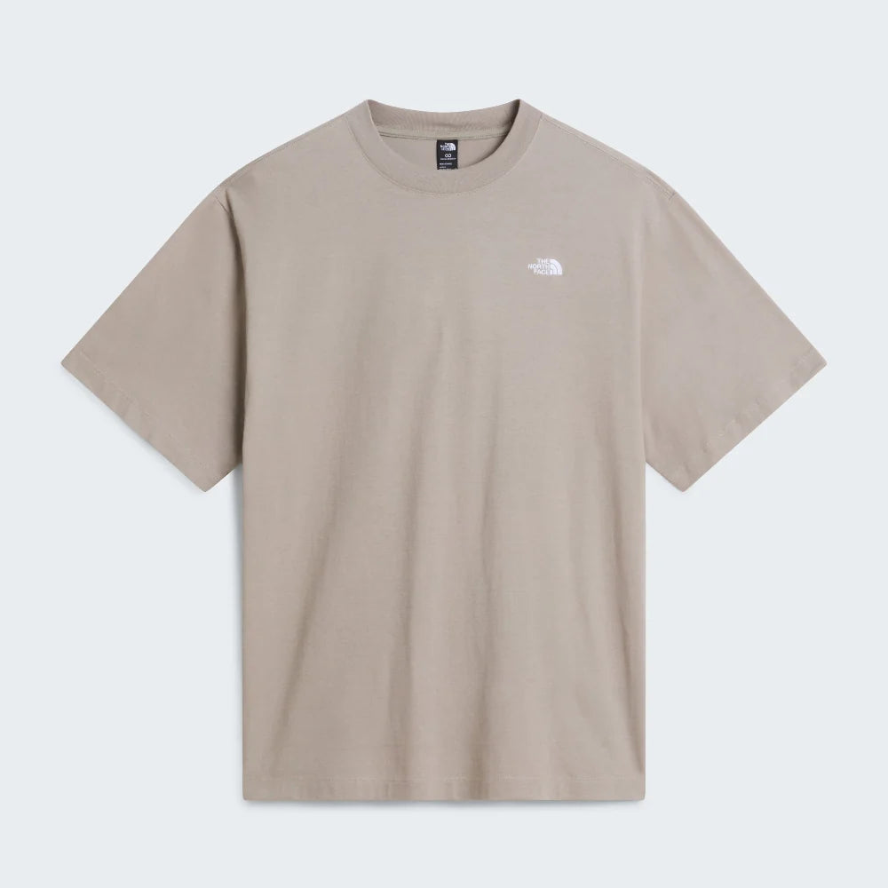 Essential Simple Dome OS SS Tee in Stone Slab