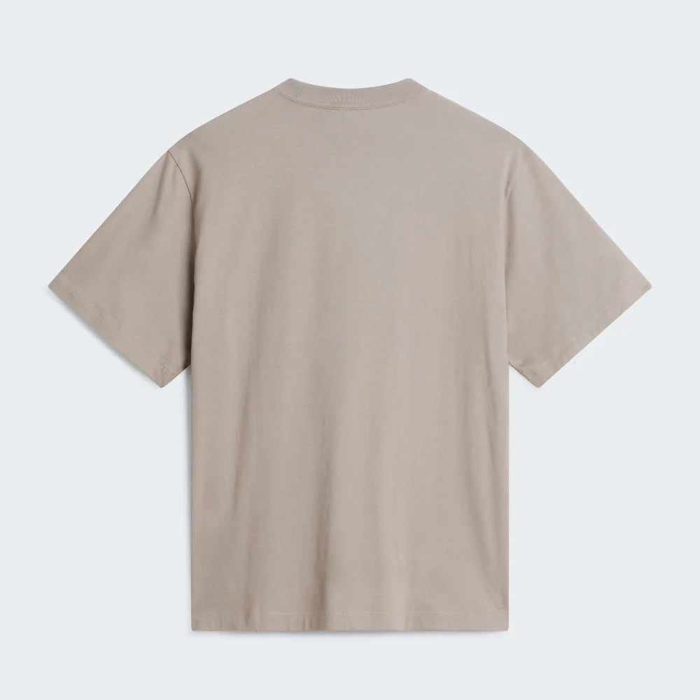 Essential Simple Dome OS SS Tee in Stone Slab