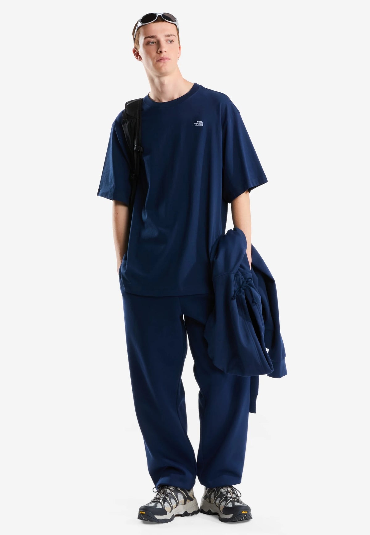 Essential Simple Dome OS SS Tee in Summit Navy