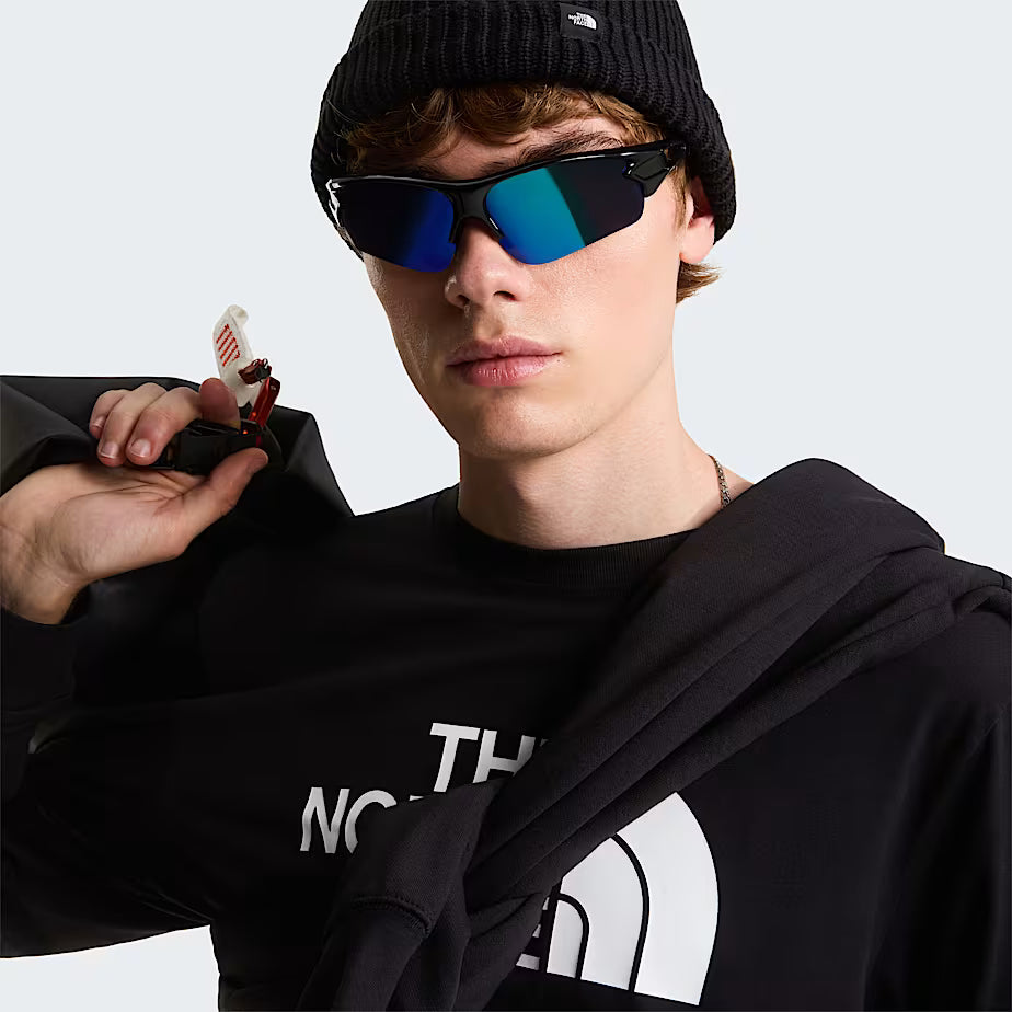 Evolution Half Dome LS Tee in TNF Black