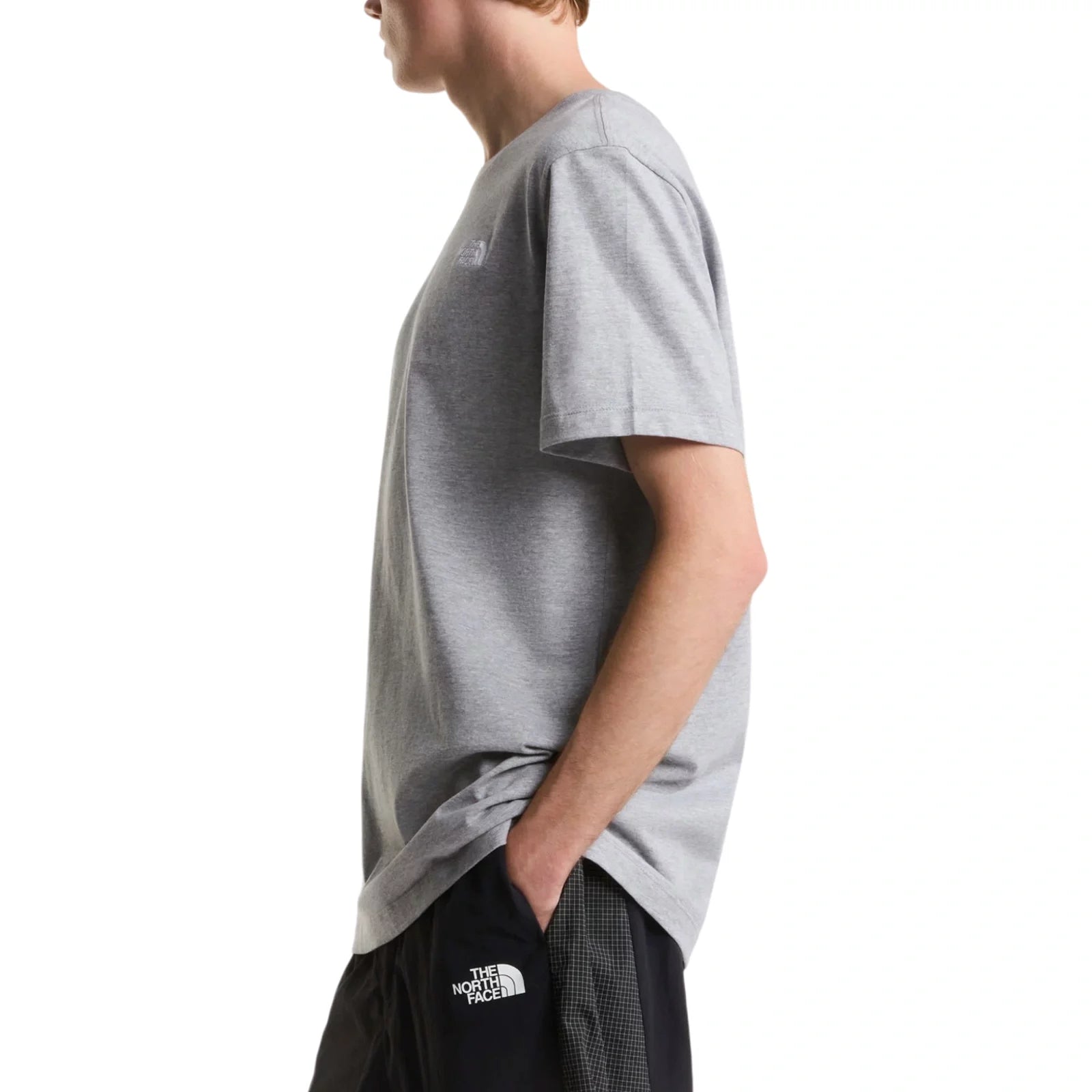 Evolution Simple Dome Regular SS Tee in TNF Light Heather Grey