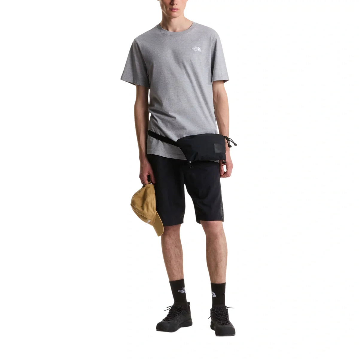 Evolution Simple Dome Regular SS Tee in TNF Light Heather Grey