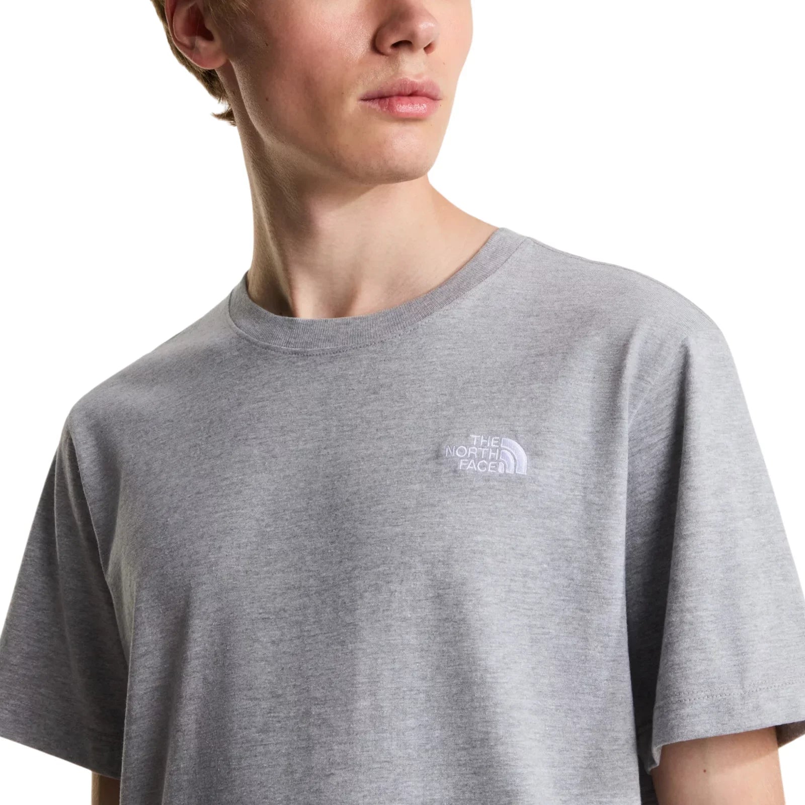 Evolution Simple Dome Regular SS Tee in TNF Light Heather Grey