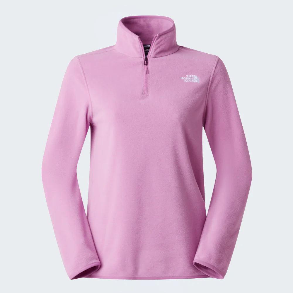 Glacier 1/4 Zip Fleece in Hushed Lavender