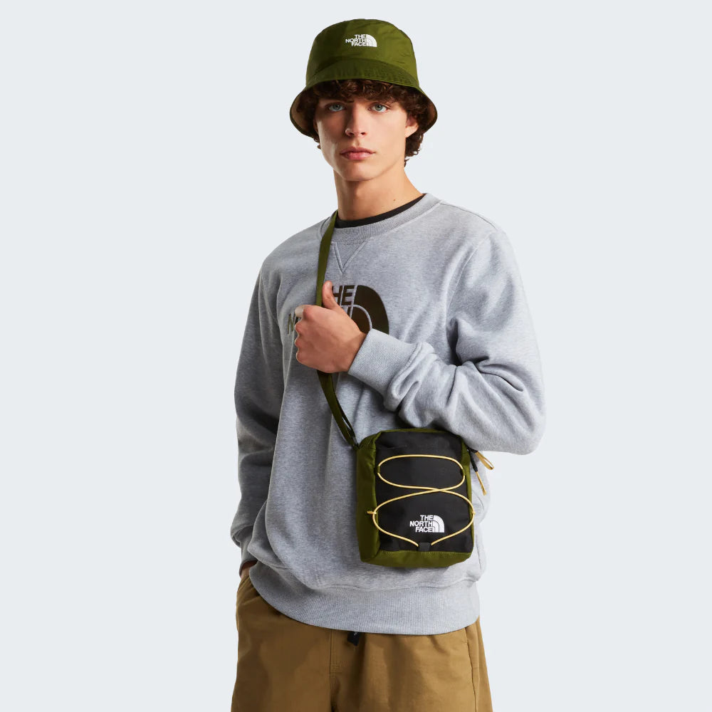 Jester Crossbody in Woodland Green / TNF Black / Honeyed Sand