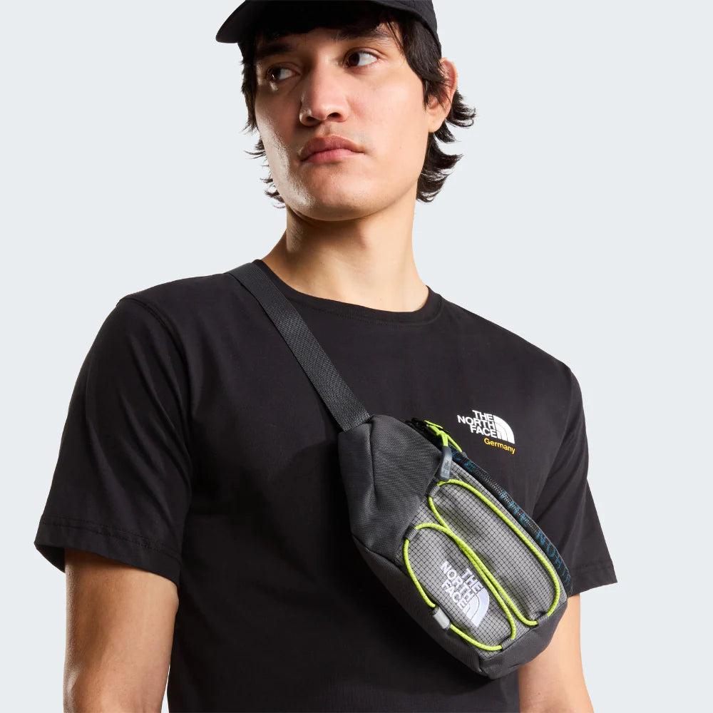 Jester Lumbar Bag in Anthracite Grey / Smoked Pearl / Fizz Lime