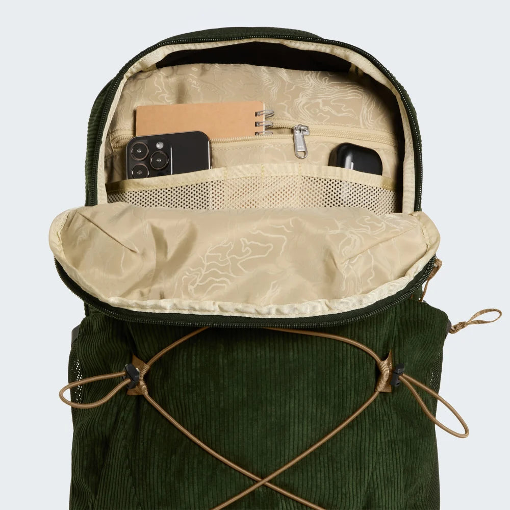 Jester Pro Backpack in Bottle Green / Leather Brown