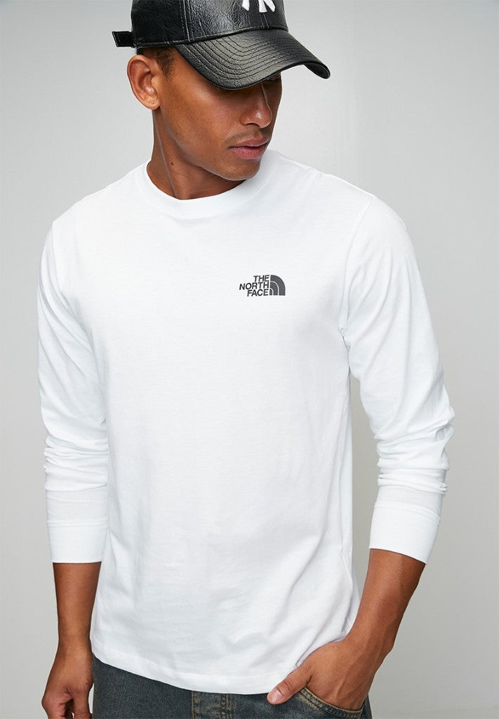 Evolution Box NSE LS Tee in TNF White