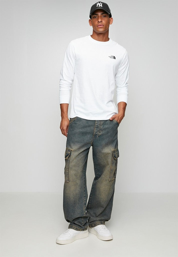 Evolution Box NSE LS Tee in TNF White