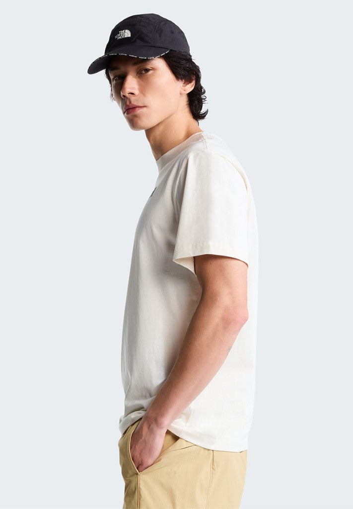 Retro Earth Relaxed SS Tee in White Dune