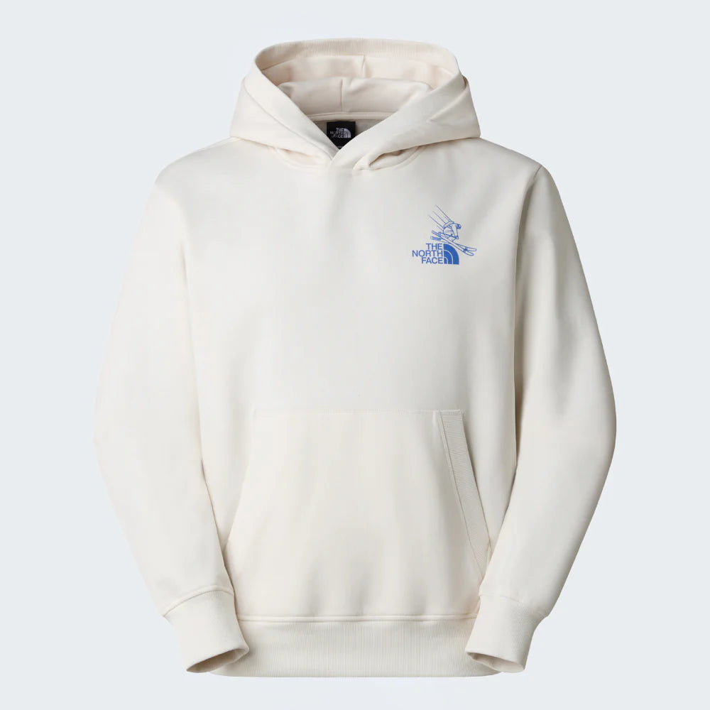 Mountain Celebration Hoodie in White Dune