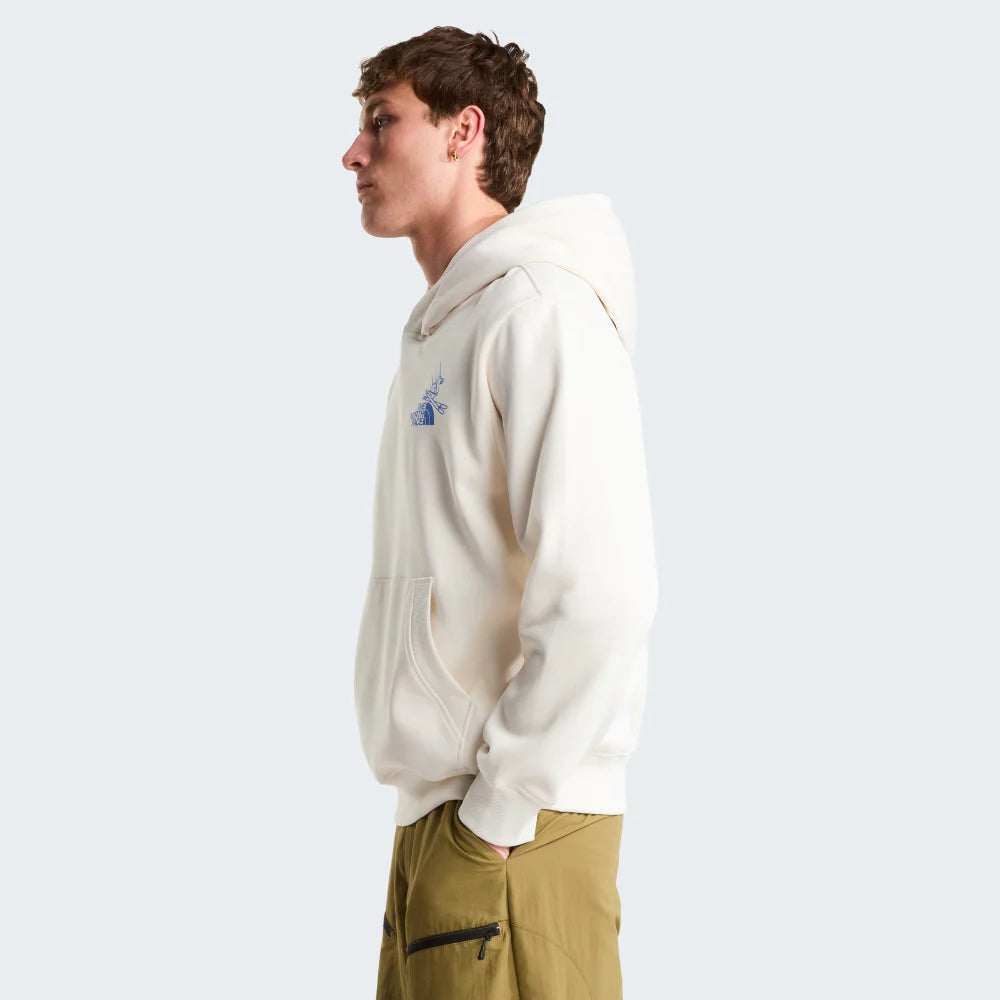 Mountain Celebration Hoodie in White Dune