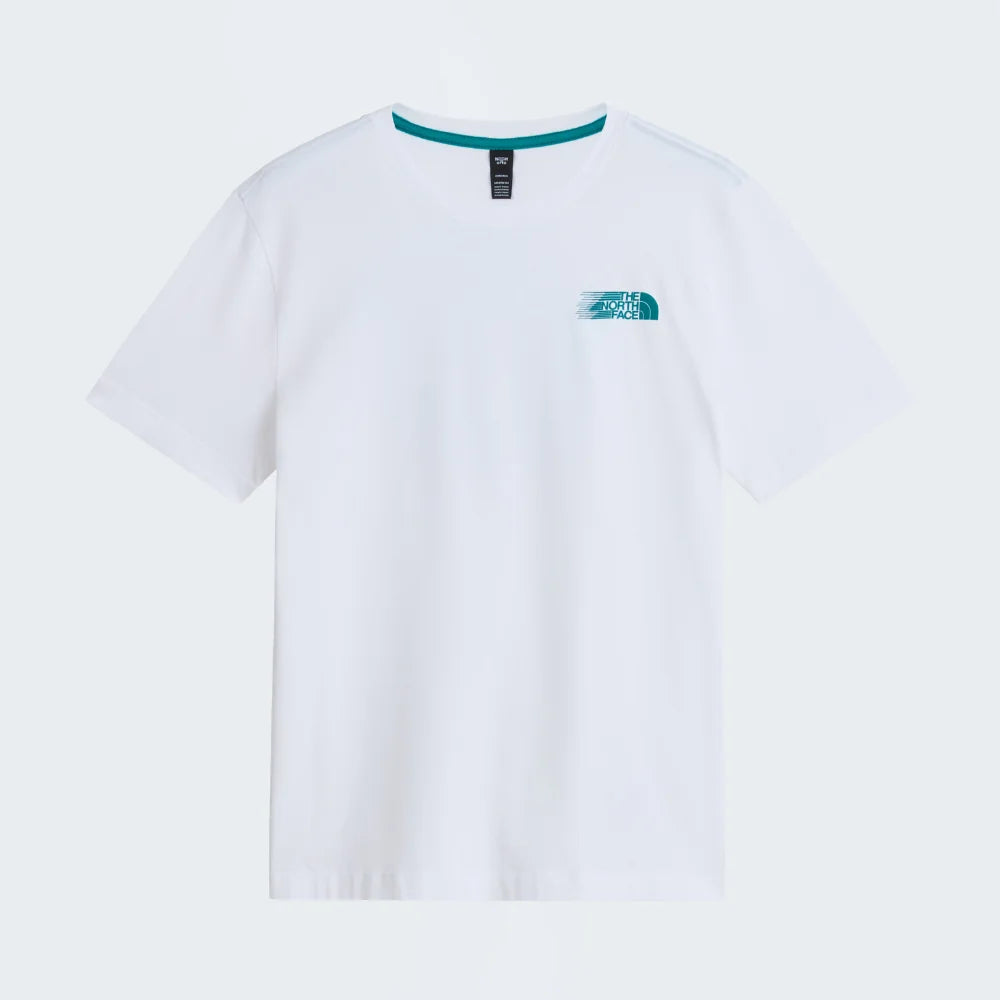 Retro Trail Relaxed SS Tee in TNF White