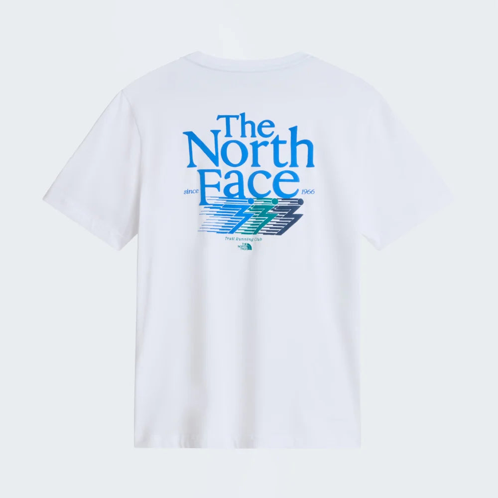 Retro Trail Relaxed SS Tee in TNF White