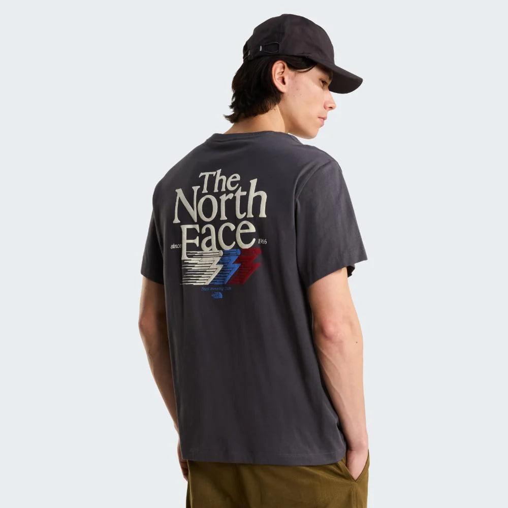 Retro Trail Relaxed SS Tee in Anthracite Grey