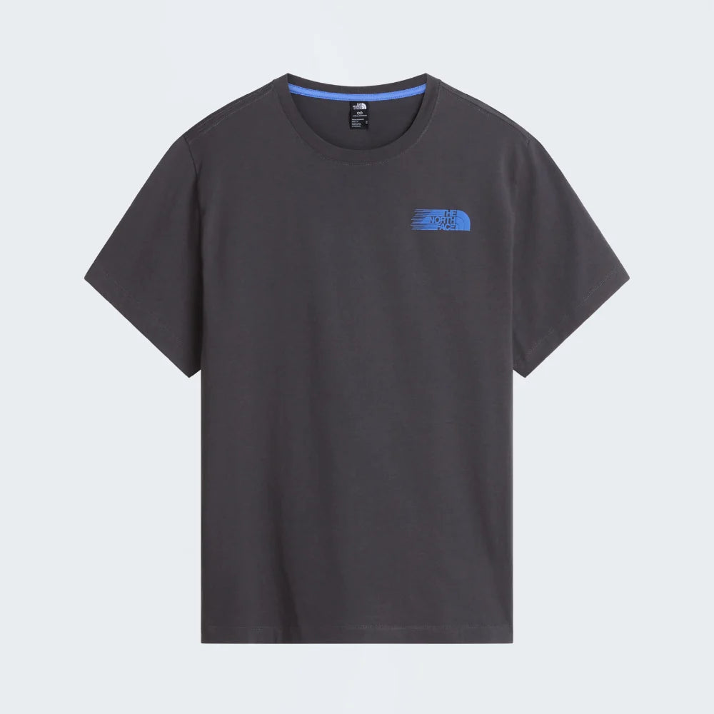 Retro Trail Relaxed SS Tee in Anthracite Grey