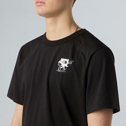 Cartoon Logo Relaxed Tee in TNF Black