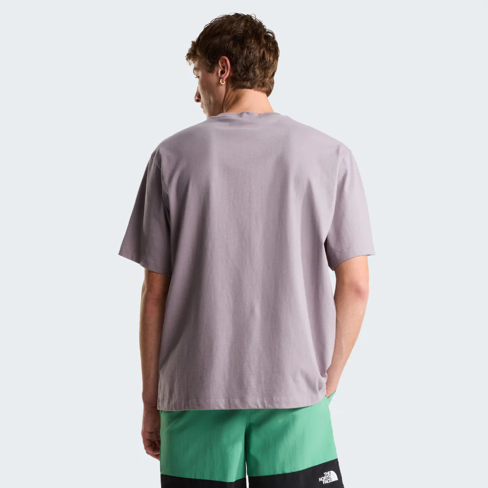 TNF Essential Simple Dome SS Tee in Transcendent Grey