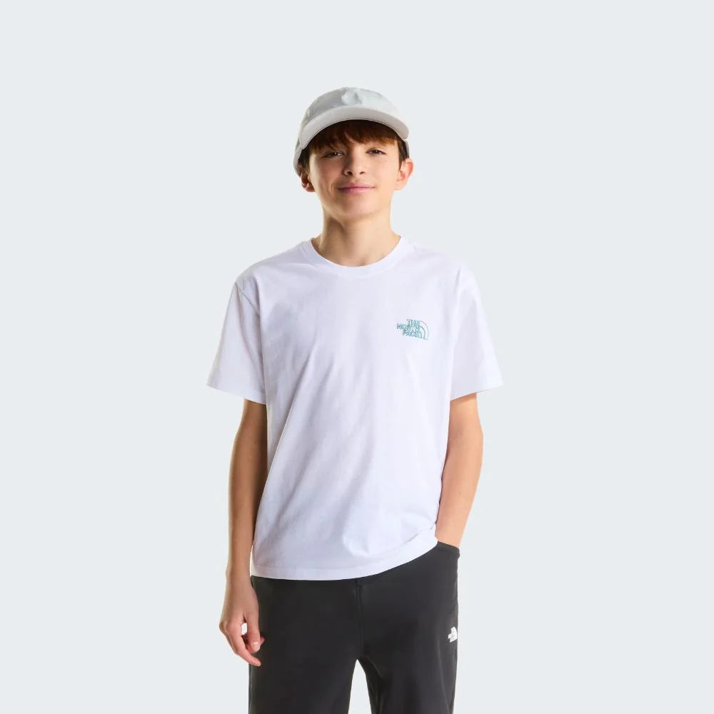 Teen Alien Relaxed SS Tee in TNF White