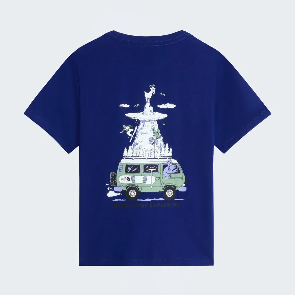 Teen Outdoor Regular SS Tee in Bold Blue