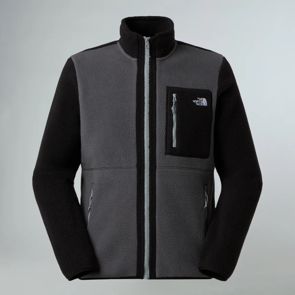 Yumiori Full Zip Fleece Jacket in Anthracite Grey / TNF Black / Monument Grey