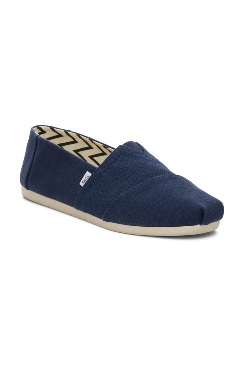 Alpargata Classic Canvas Slip-Ons in Navy