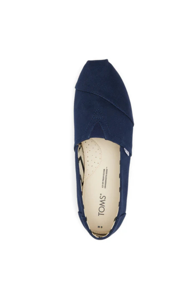 Alpargata Classic Canvas Slip-Ons in Navy