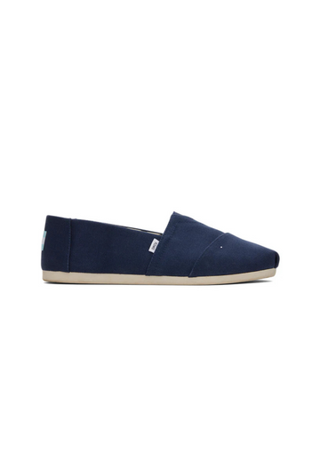 Alpargata Classic Canvas Slip-Ons in Navy