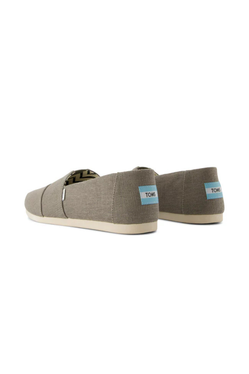Alpargata Classic Canvas Slip-Ons in Vetiver Grey