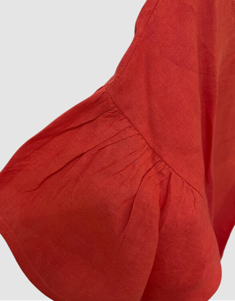 Tracy Linen Cotton Blend Dress