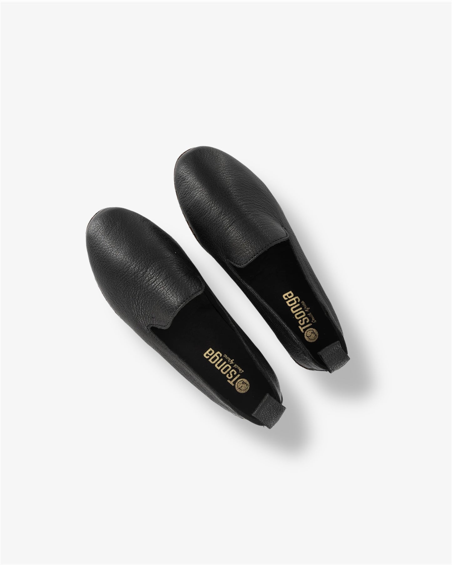 Solwezi Leather Shoe in Cayak Black