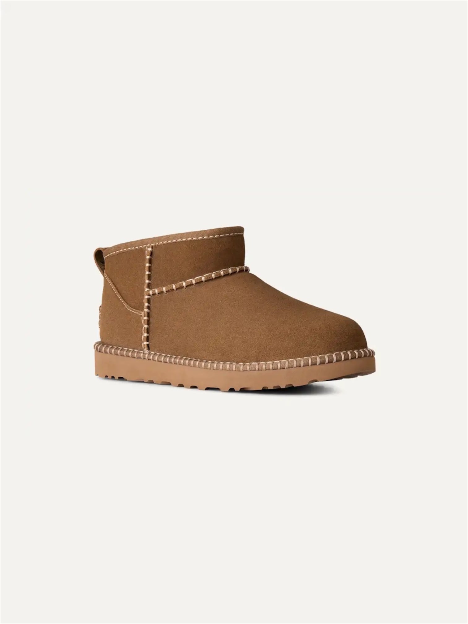 Classic Ultra Mini Botanic Boot in Light Bronze