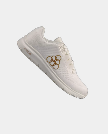 Medallion in White / Gold