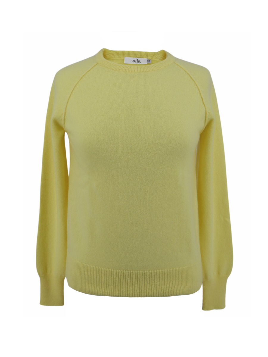 Pure Cashmere Raglan Sleeve Sweater (More Colours)
