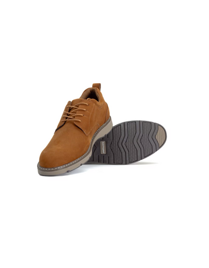 Ronnie Nubuck Leather Shoe in Tan