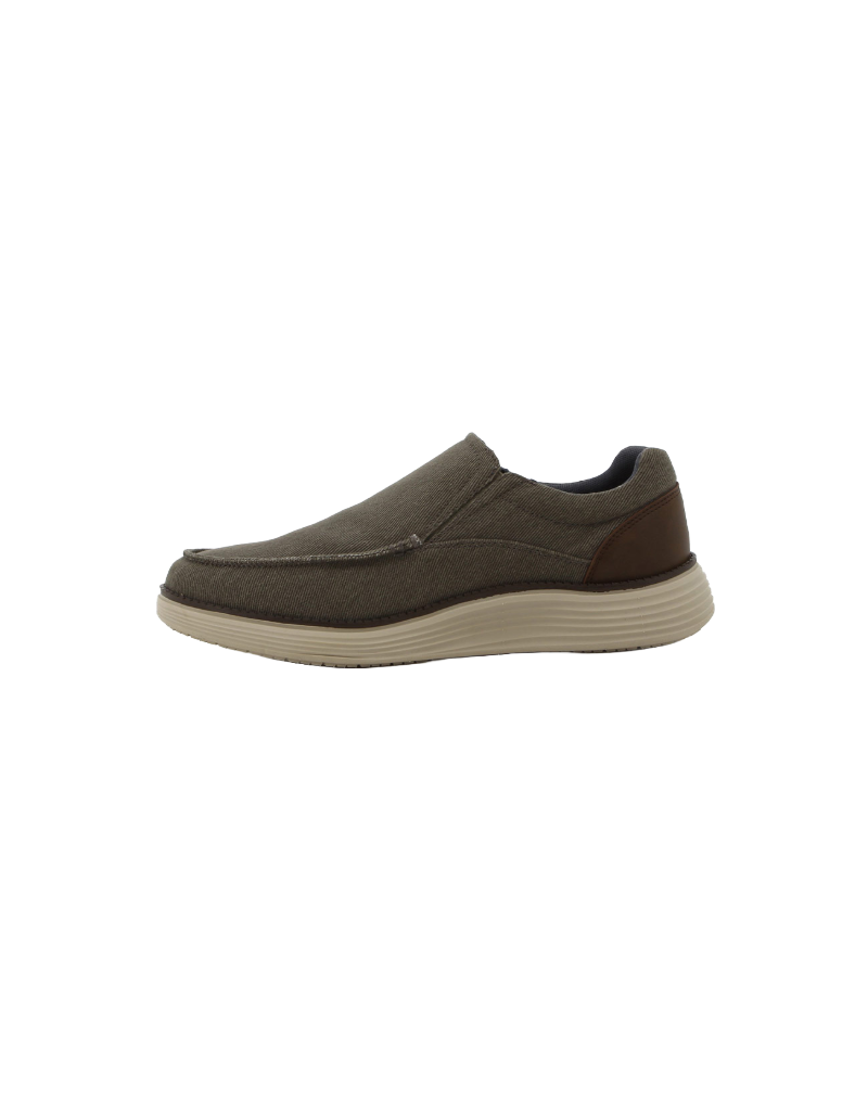 Tiger Denim Slip On Shoes in Taupe