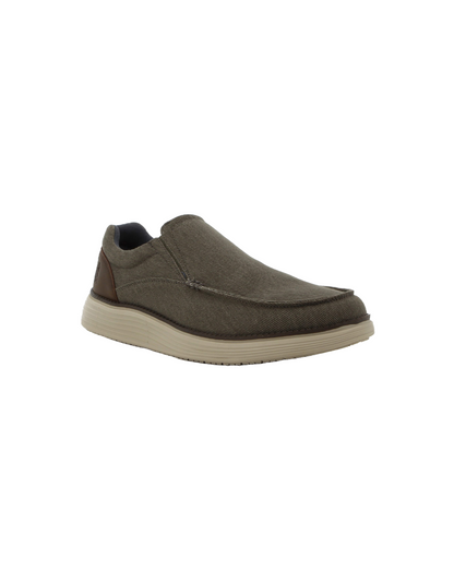 Tiger Denim Slip On Shoes in Taupe